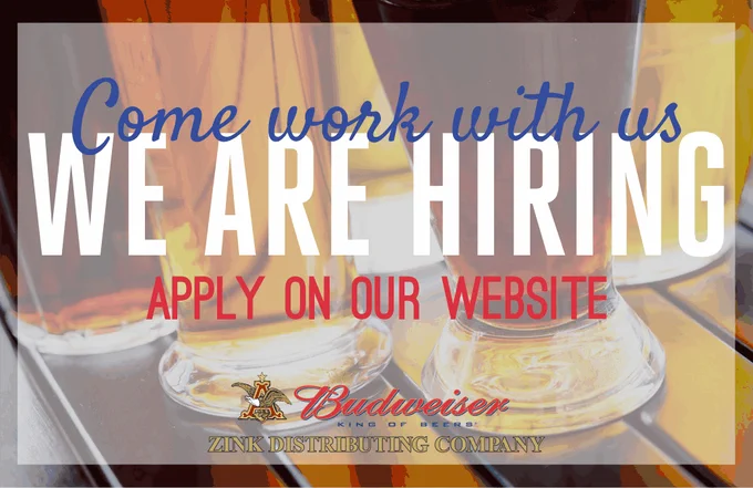Looking for Order Selectors for 2nd shift (4pm -Midnight) Apply on line @ https://www.zinkdistributing.com/company/careers/  or  https://recruiting.myapps.paychex.com/appone/MainInfoReq.asp?R_ID=3384491