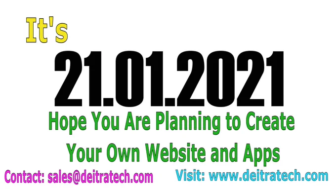 We are ready to create your any business of website and mobile application, mobile games also promote your website.

Just drop an email here: sales@deitratech.com
More info, visit: www.deitratech.com

Waiting for your email.