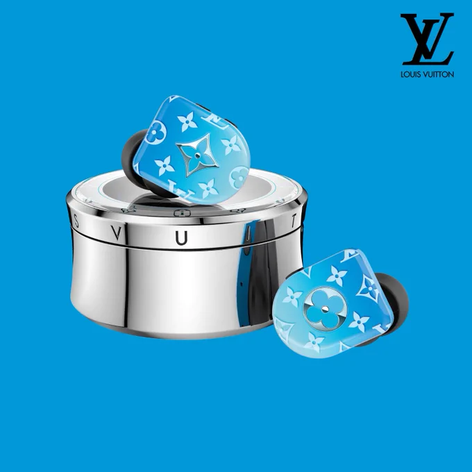 Louis Vuitton Horizon Wireless Earphones - Blue Gradient