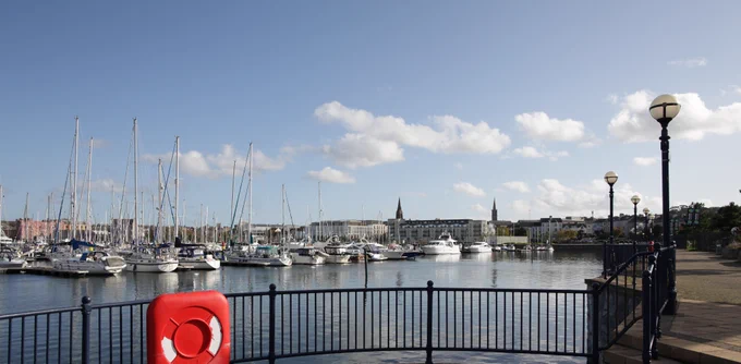 Artist impressions of the proposed redevelopment of Queen's Parade in Bangor