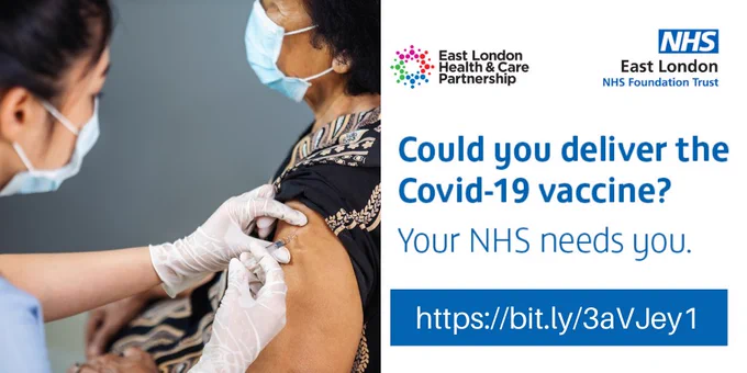 Could you deliver the Covid-19 vaccine? Your NHS needs you.
