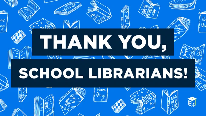 Thank you, school librarians!