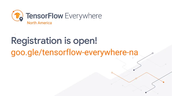TensorFlow Everywhere registration is open!