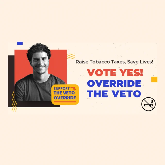 Override the cigarette tax veto graphic