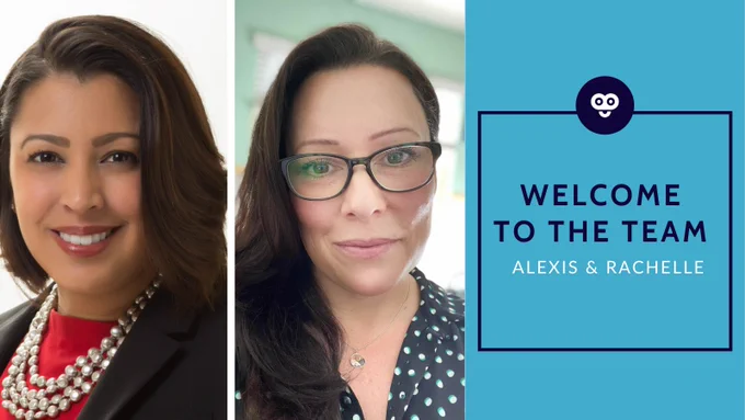 Headshots of Alexis and Rachelle