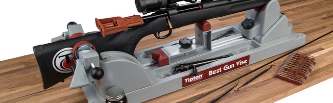 Best Gun Vise
Tipton's Best Gun Vise is extremely adaptable, allowing the user to find a custom fit while cleaning or working on any firearm. With non-marring contact surfaces, you'll know your firearm is secure without worrying about damages. Try the Tipton Best Gun Vise today! #lifedecoraddict #tiptonbestgunvise #tiptonvise #gunvise #huntingequipment

32 inches long x 8 inches wide
Ideal for firearm cleaning and gunsmithing
Non-marring contact surfaces
High-quality, solvent-resistant material
Adjustable design for maximum versatility

https://www.lifedecoraddict.com/tipton-best-gun-vise-mna-811817.html
