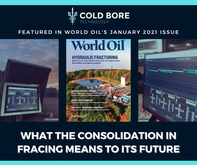 World Oil Article on what the consolidation in fracing means to its future