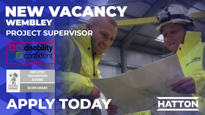 New Project Supervisor Position for Wembley region.