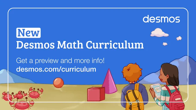 New Desmos Math Curriculum - Get a preview and more info! desmos.com/curriculum
