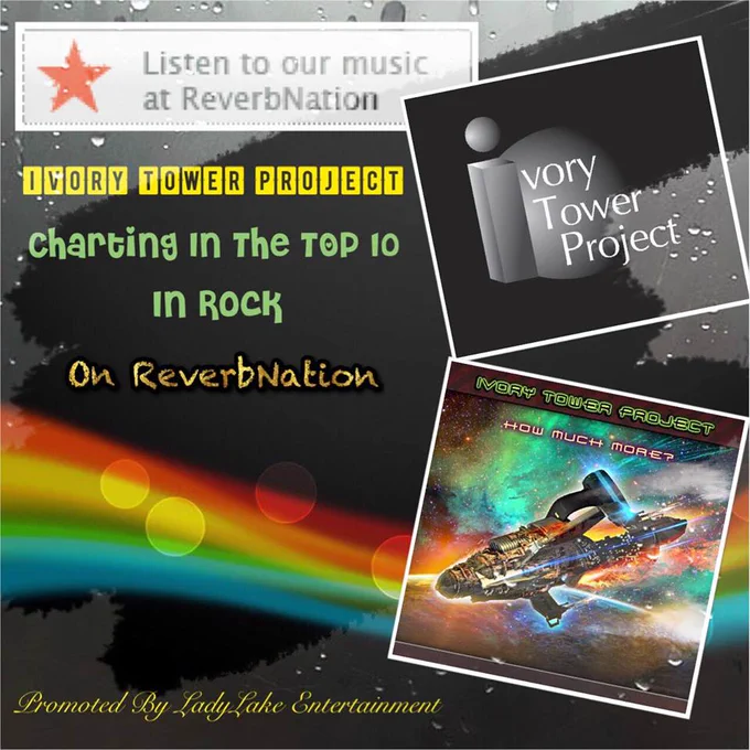 ♪♫ Ivory Tower Project is currently charting at No.10 this week in the #Top10 on the ReverbNation#RockChart in New York. ♪♫ #IndieMusicRevolution ♪♫ #ITP #SupportIndieArtists ♪♫ #IfYouLikeItBuyIt #ShareIt #LikeIt (Y) #Comment ♪♫ Thanks! #IvoryTowerProject #UnsignedArtists #SupportIndieArtists #IndieMusicOriginals #ClassicCovers #MusiciansOfFacebook #Music #ClassicRock #ProgRock #PopRock #RandB #FunkPopRock #IndieRock #blueeyedsoul #ReverbNation #RockChart #NewYork *** ♪♫ *** Listen to free sample clips of all our music at: www.reverbnation.com/IvoryTowerProject