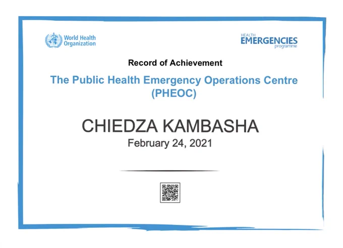 4 WHO Courses Completed by 4am today : "For happiness one needs security, but joy can spring like a flower even from the cliffs of despair." Ann Morrow Lindbergh #motivation #chiedzakambasha #chiedza #thepitbull  #covid19  #mindfulness #life #progressivelearning #ProudtobeWHO