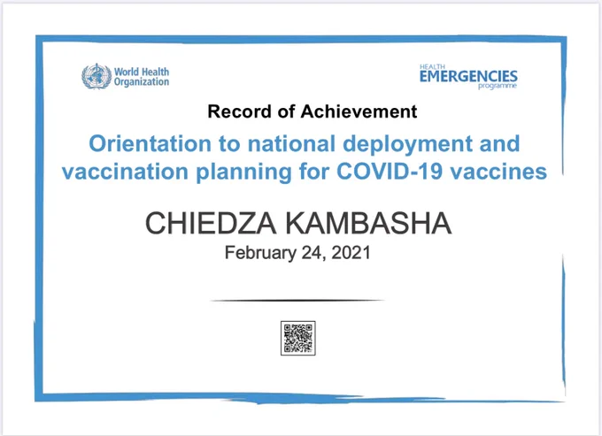 4 WHO Courses Completed by 4am today : "For happiness one needs security, but joy can spring like a flower even from the cliffs of despair." Ann Morrow Lindbergh #motivation #chiedzakambasha #chiedza #thepitbull  #covid19  #mindfulness #life #progressivelearning #ProudtobeWHO