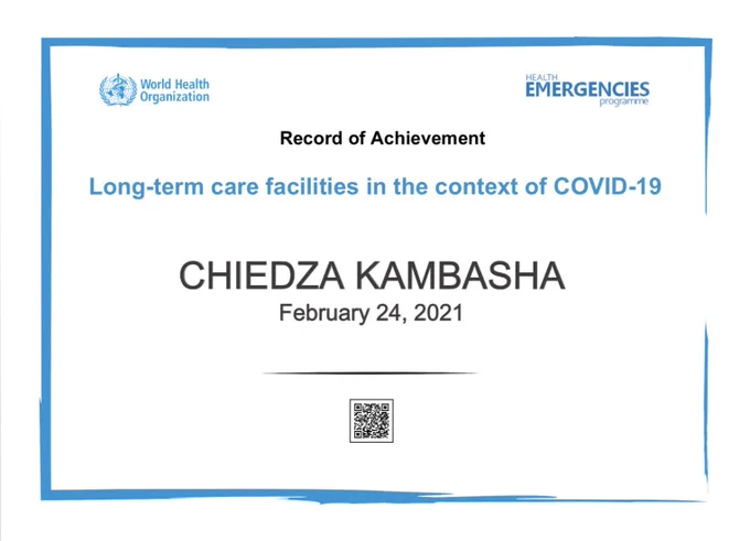 4 WHO Courses Completed by 4am today : "For happiness one needs security, but joy can spring like a flower even from the cliffs of despair." Ann Morrow Lindbergh #motivation #chiedzakambasha #chiedza #thepitbull  #covid19  #mindfulness #life #progressivelearning #ProudtobeWHO