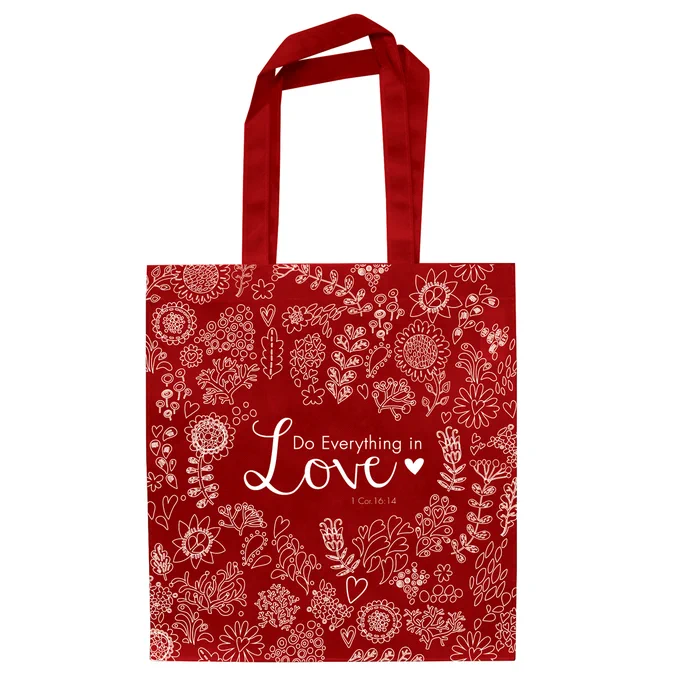 This $6 Do everything in love Tote Bag is perfect for carrying books, groceries, or supplies. 

Get hold of us on  263719716518 or sales@crystalgatesgifts.com

#crystalgates
#awordforeveryseason
#agiftforeveryseason
#doeverythinginlove 
#totebags
#perfectgift 