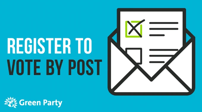 Register to vote by post