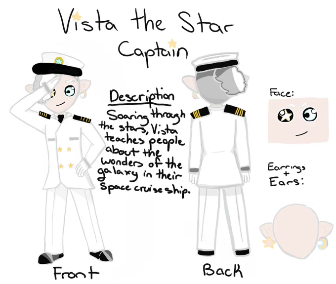 #AvatarDesignContest
https://www.roblox.com/users/813423891/profile
(posting on behalf of my daughter)
Meet Vista, the Star Captain!