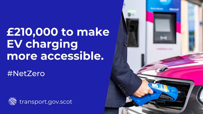 £210,000 to make EV charging more accessible. #NetZero