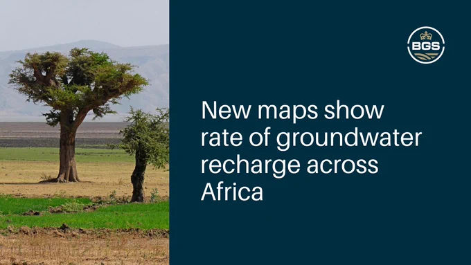 New maps show rate of groundwater recharge across Africa