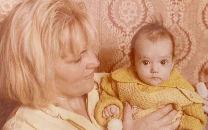A picture of me in the orphanage as a baby, in Kharkiv Ukraine