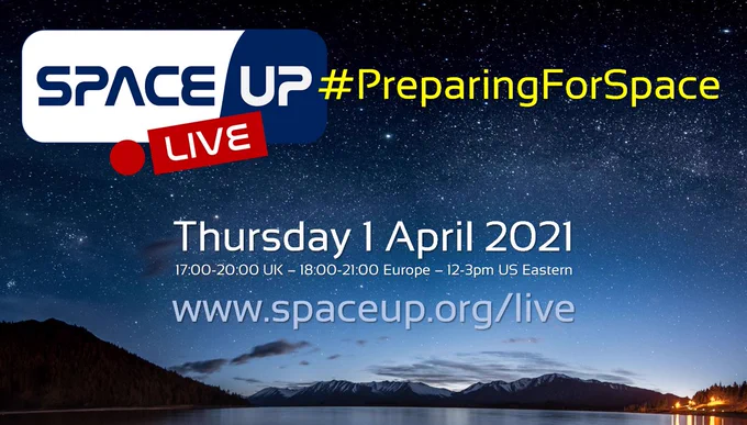 SpaceUp LIVE on 1 April 2021