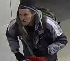 The FBI is seeking information on this person, who participated in the U.S. Capitol violence on January 6. If you know him, visit tips.fbi.gov.