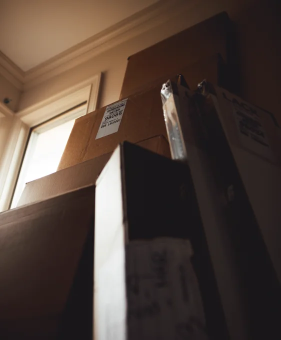 Pile of boxes
