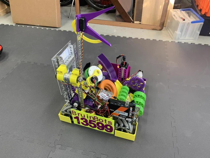 Our final 2021 season robot, teleop video coming soon