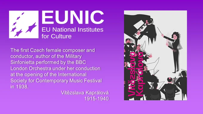 Vítězslsva Kaprálová EUNIC International Women's Day