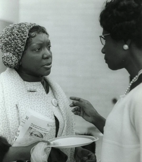 Elsie Richardson with #ShirleyChisolm @BedStuyRestoration