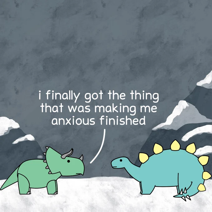 triceratops: i finally got the thing that was making me anxious finished