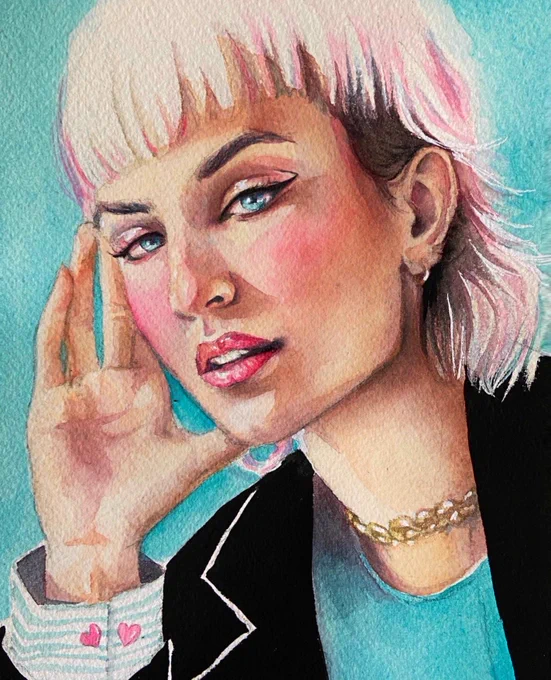 @arusparz_art @albasparz Ilustración en acuarela. DM para encargos!