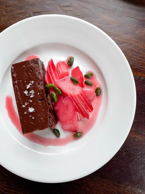 Flourless Chocolate Cake from the Mother's Day menu. Order now for delivery or collection 13 and 14 March.