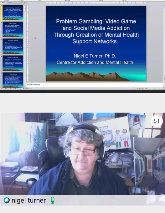 Join us now to listen Dr. Nigel Turner from @camhresearch to get more insights about Mental health, Video game and social media addiction and much more