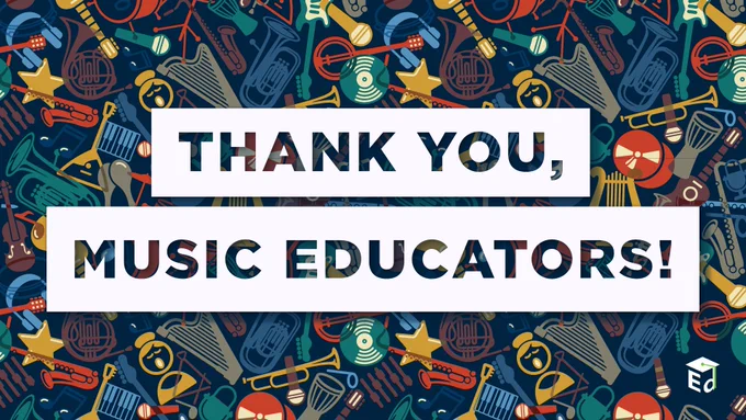 Thank you, music educators!