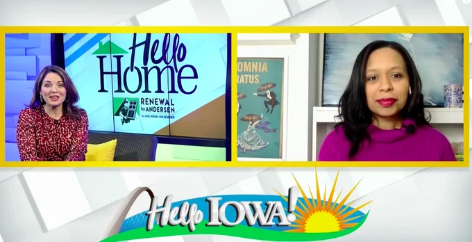 Thinking of refreshing your home decor this spring? Check out the tips I shared with @MeganReuther on @HelloIowa13 today! 