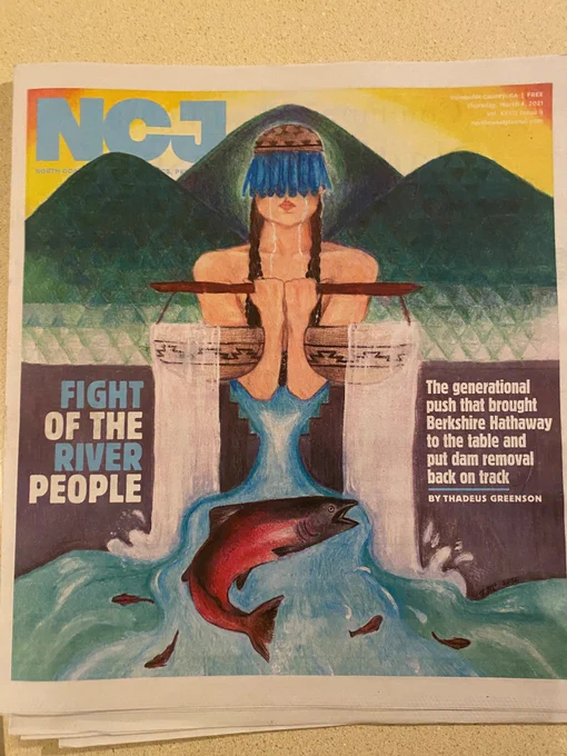 The cover of the North Coast Journal. 