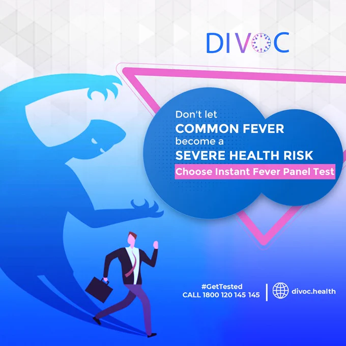  lab test at home, Divoc Health, Get Tested, anti body tests, fever panel tests]