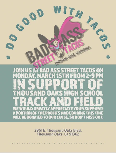 (March 15, 2021 from 2:00 - 9:00 pm)
Support our program, pick up uniforms and break bread with your teammates. Great outdoor dining and yummy food!