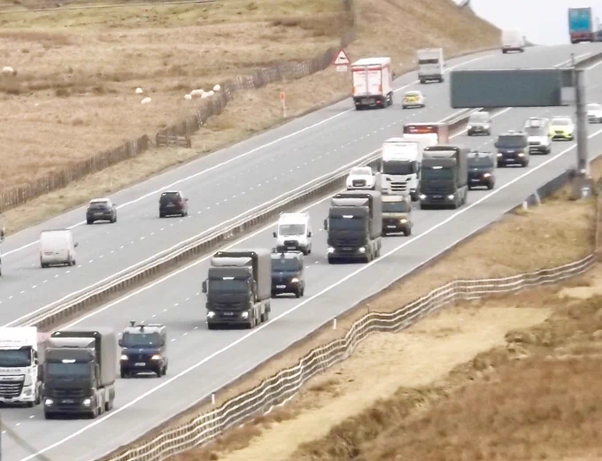 M74 in Scotland 5 March