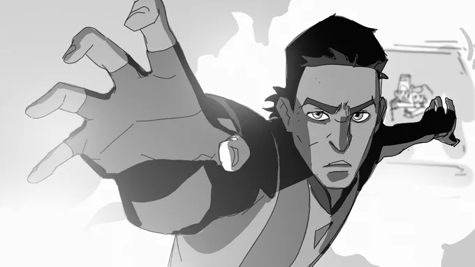 Drawing of Kanan Jarrus from Star Wars Rebels.