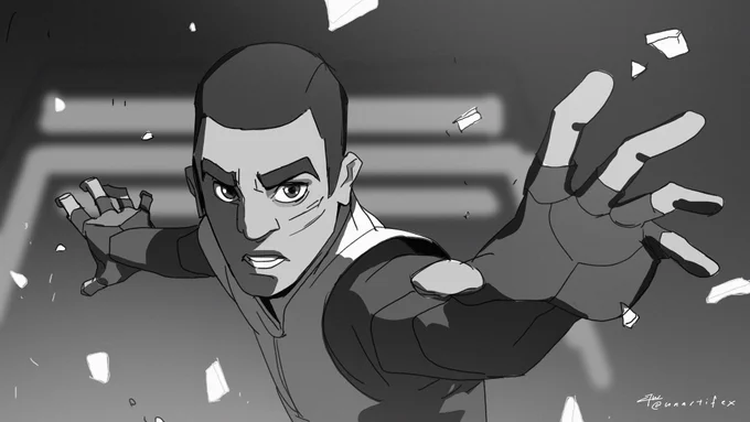 Drawing of Ezra Bridger from Star Wars Rebels.