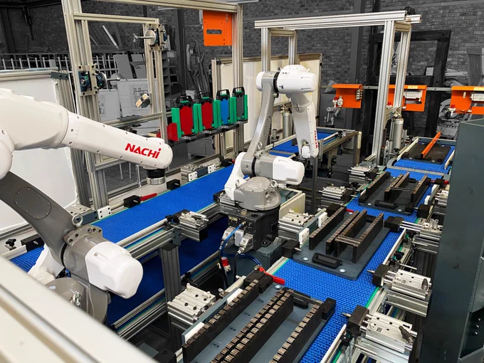 robotics aluminium profiling building kit nachi item conveyor automation directech