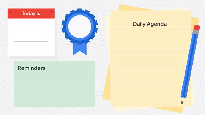 Today is... reminders, daily agenda