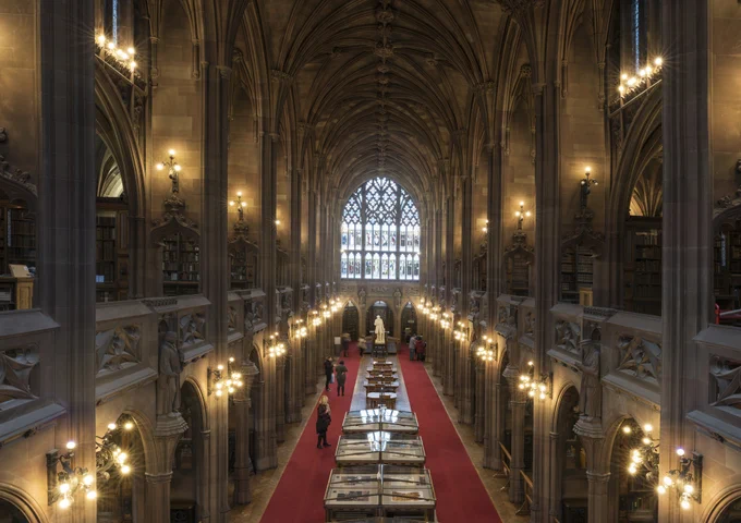 The Historic Reading Room at the John Rylands Research Institute and Library