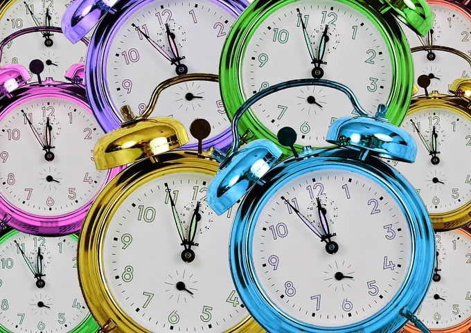 alarm clock, time, time of