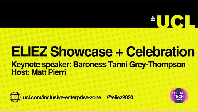 You're all invited to the ELIEZ showcase and celebration event taking place on 18 March 10.15am. Sign up on the Eventbrite link: https://bit.ly/3qy7QRN