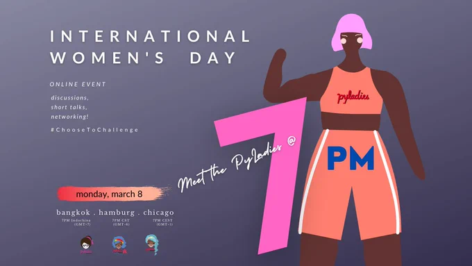 Banner: International Women's Day on March 8, 2021