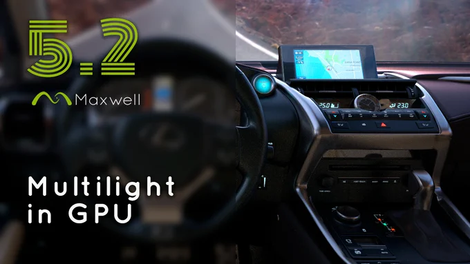 Maxwell Render GPU multilight