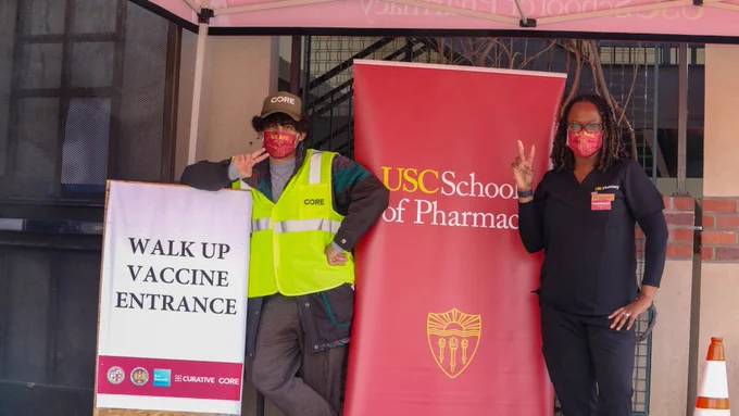 New USC Vaccination site