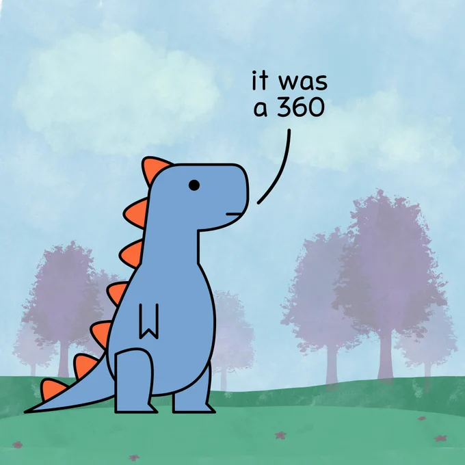 T-rex: it was a 360